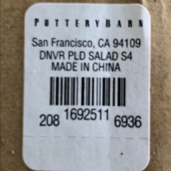 Pottery Barn Denver Plaid Salad Plates - N… - Picture 2 of 2